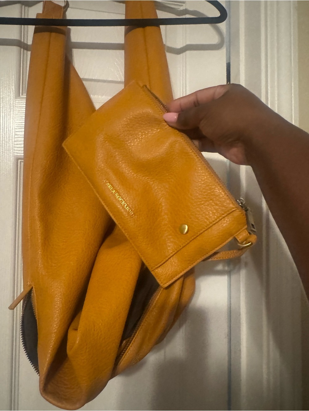 Carla Rockmore Hobo Shoulder Sling Bag - Women's Bag - Picture 5 of 6